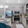 Kitchen and Seating Space 