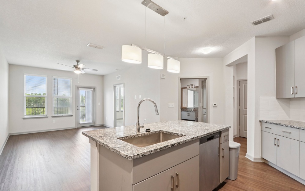 Eden - 1 bedroom floorplan layout with 1 bathroom and 893 square feet (Kitchen Photo
)